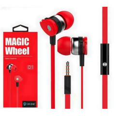 Гарнитура Celebrat D1 красный (1.2м)