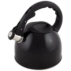 Чайник со свистком MALLONY MAL-042-N, нерж., 2,5 л. (910088) чёрный