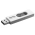 Карта USB2.0 64 GB A-DATA AUV220-64G-RWHGY UV220 белый/серый