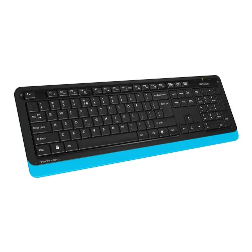 Клавиатура + Мышь A4 Fstyler FG1010 клав:черный/синий мышь:черный/синий USB Multimedia