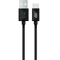 Кабель USB 2.0 A вилка - Type C 2 м Borasco 2А черный