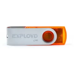 Карта USB2.0 4 GB EXPLOYD 530 оранжевый