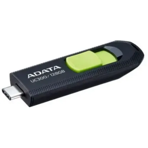 Карта USB3.0 128 GB A-DATA ACHO-UC300-128G-RBK/GN UC300 Type C черный/зеленый