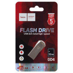 Карта USB2.0 32 GB Hoco UD4 серебристый