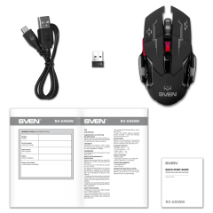 Мышь SVEN RX-G930W черный 