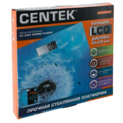 Весы напольные электронные CENTEK CT-2421 Цветы