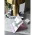 Зеркало косметическое настольное, складное, 20,5х15.5 см, розовое
