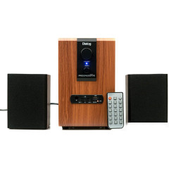 Акустика DIALOG AP-150, USB+SD reader коричневый