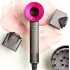 Фен Super Hair Dryer, проф., 5 магнит. насадок, розовый