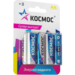Батарейка КОСМОС LR-06 (за 8шт)