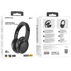 Гарнитура Bluetooth Borofone BO25 Rhyme черный