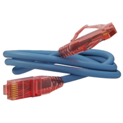Кабель RJ-45 1.5 м Hyperline синий