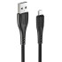 Кабель USB 2.0 A вилка - microUSB 1 м More choice K22m (Black)