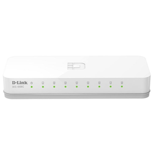 Коммутатор D-Link DES-1008C/A1B неуправляемый 8x10/100BASE-TX