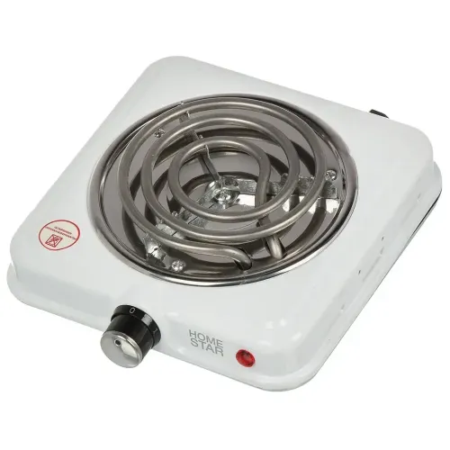 Настольная электроплита HOMESTAR HS-1107 белая (тен 1)