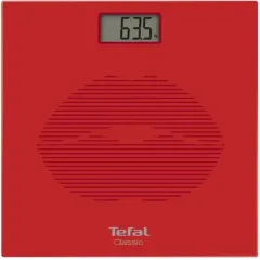 Весы напольные электронные Tefal PP1149V0 Lipstic, красные