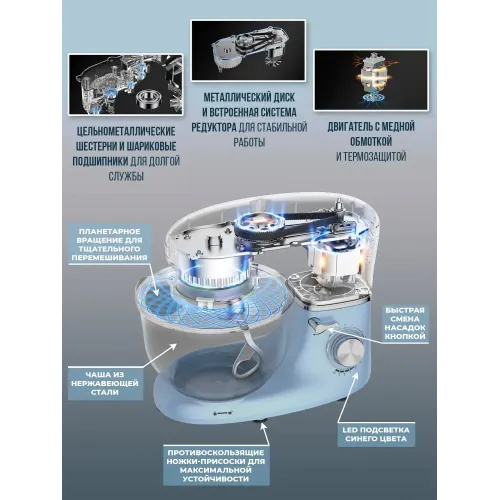 Миксер планетарный MOJO SM-455