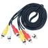 Кабель 3 RCA - 3 RCA 1 м СИГНАЛ 3774