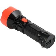 Фонарь SIMA аккумуляторный, 1 LED, от сети, красный/черный (1134489)