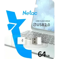 Карта USB2.0 64 GB NETAC U116 NT03U116N-064G-20WH USB2.0 белый