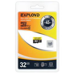 Карта micro-SD 32 GB EXPLOYD Class1 0UHS-1 Elite (EX032GCSDHC10UHS-1-ElU1 w)