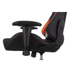 Кресло игровое Zombie VIKING 5 AERO черный/оранжевый эко.кожа
