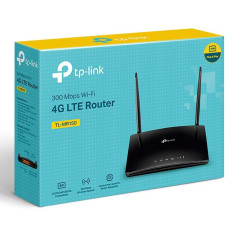 Маршрутизатор TP-LINK TL-MR150 N300 10/100BASE-TX/4G cat.4 черный
