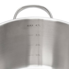 Кастрюля TalleR, нерж., 4,7 л., TR-17359