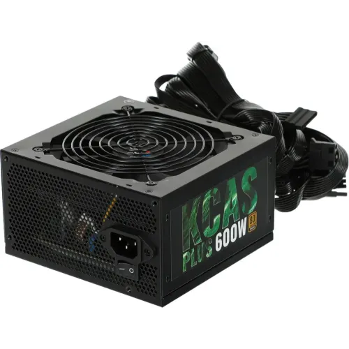 Блок питания Aerocool ATX 600W KCAS PLUS 600 80+ bronze (24+4+4pin) APFC 120mm fan 7xSATA RTL