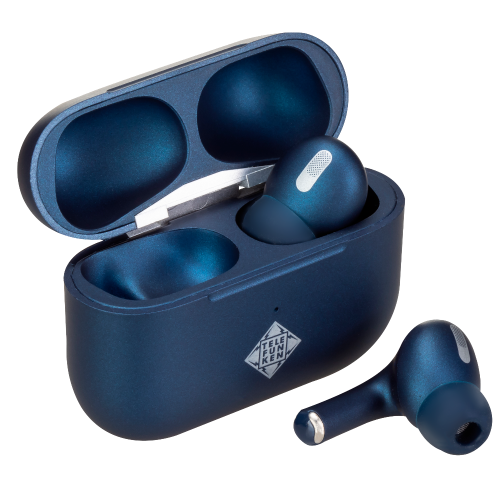 Гарнитура Bluetooth TELEFUNKEN TF-1102B темно-синий металлик