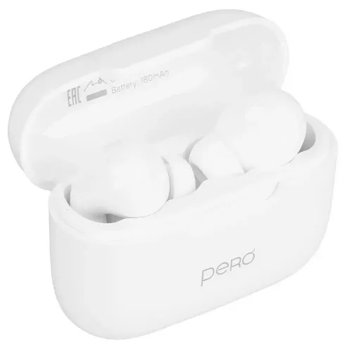 Гарнитура Bluetooth Pero TWS06 Comfort белый