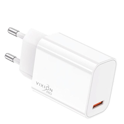 СЗУ Vixion VH-01 3.0A USB QC3.0 18W PRO белое