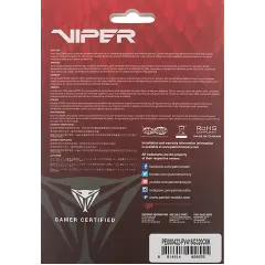 Память DDR4 16384Mb 3200MHz Patriot PV416G320C6K Viper 4 RTL PC4-25600 CL16 288-pin 2х8Gb