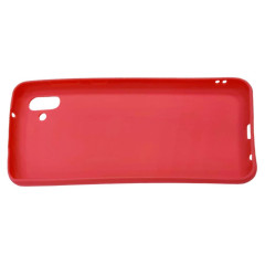 Бампер Samsung Galaxy A04 4G ZIBELINO Soft Matte с микрофиброй красный