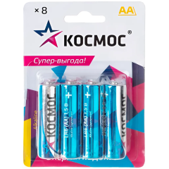 Батарейка КОСМОС LR-06 (за 8шт)