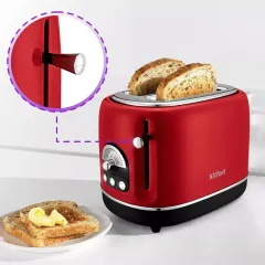 Тостер Kitfort КТ-4004-1 красный/черный (*7)