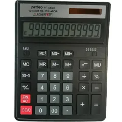 Калькулятор PERFEO (PF-A4025) бухгалтерский, 12-разр. черный
