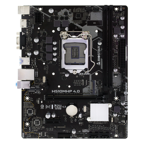 М/П SOC-1200 Biostar H510MHP 4.0 Intel H470 2xDDR4 mATX AC`97 8ch(7.1) GbLAN+VGA+HDMI