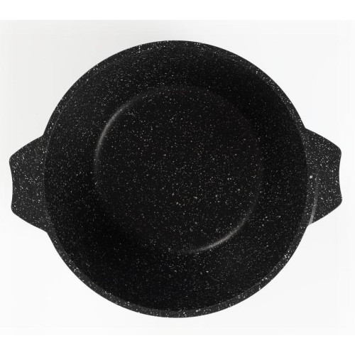 Кастрюля Мечта Гранит black Induction, алюм., индукция, 2 л., круглая, с крышкой (42802И)