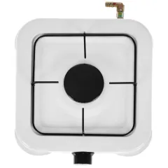 Настольная газовая плита DELTA D-2205 белая (1 конфорка)