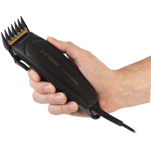Машинка для стрижки Endever Sven 970 черная (сет.)