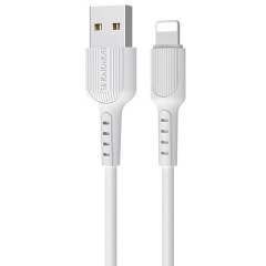 Кабель USB 2.0 A вилка - 8pin 1 м Borofone BX16 (White)