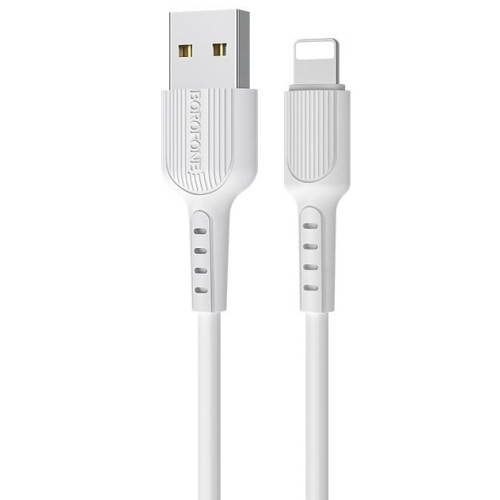 Кабель USB 2.0 A вилка - 8pin 1 м Borofone BX16 (White)
