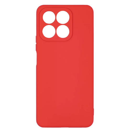 Бампер Honor X8A 4G ZIBELINO Soft Matte красный с микрофиброй