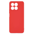 Бампер Honor X8A 4G ZIBELINO Soft Matte красный с микрофиброй