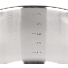 Кастрюля Daniks Верма, нерж., индукция, 5,7 л. (CW-S071-24)(460666)