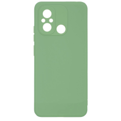Бампер Xiaomi Redmi 12C 4G/11A/Poco C55 ZIBELINO Soft Matte оливковый с микрофиброй