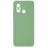 Бампер Xiaomi Redmi 12C 4G/11A/Poco C55 ZIBELINO Soft Matte оливковый с микрофиброй