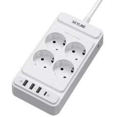 Фильтр сетевой SKYLINE USP-430 3 м с USB зарядкой 