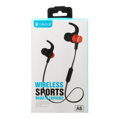 Гарнитура Bluetooth Celebrat A8 Red